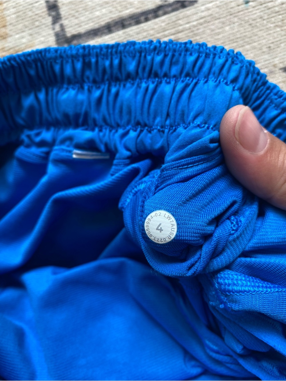 Lululemon Tracker Shorts Women’s Size 4  Blue - Picture 5 of 10